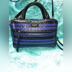 Coach Black and Purple Women's Bag